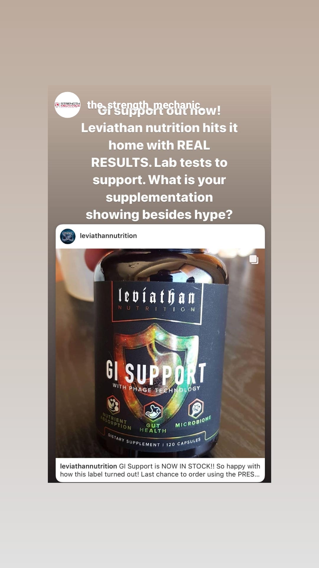 Leviathan Nutrition GI Support