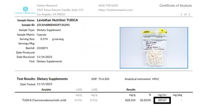 Leviathan Nutrition TUDCA