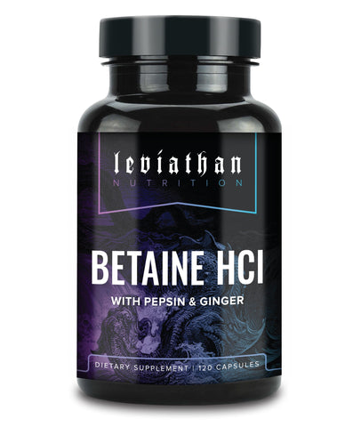 Leviathan Betaine HCl with Pepsin & Ginger
