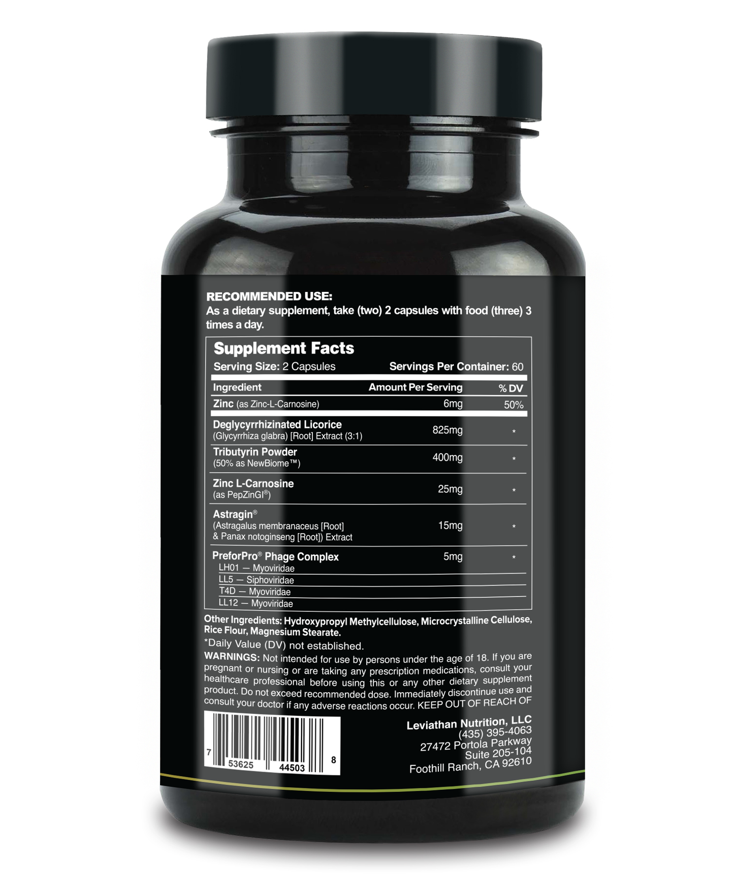 Leviathan Nutrition GI Support